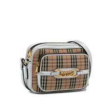 Burberry Pre-Owned 1983 Check Link Camera Bag | Women | Brown x Beige x Silver