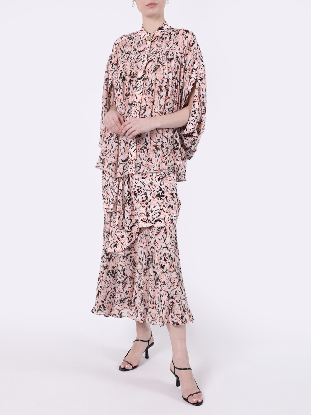 Proenza Schouler | Pink Abstract Print Blouse