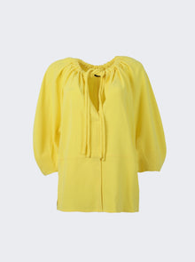 Women | Proenza Schouler | Matte Crepe V-neck Top | Yellow
