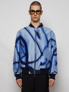 Men | Berluti | Shades Of Blue Bomber