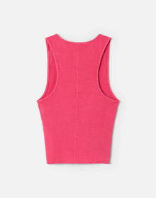 Womens | Cut Off Tank | Raspberry