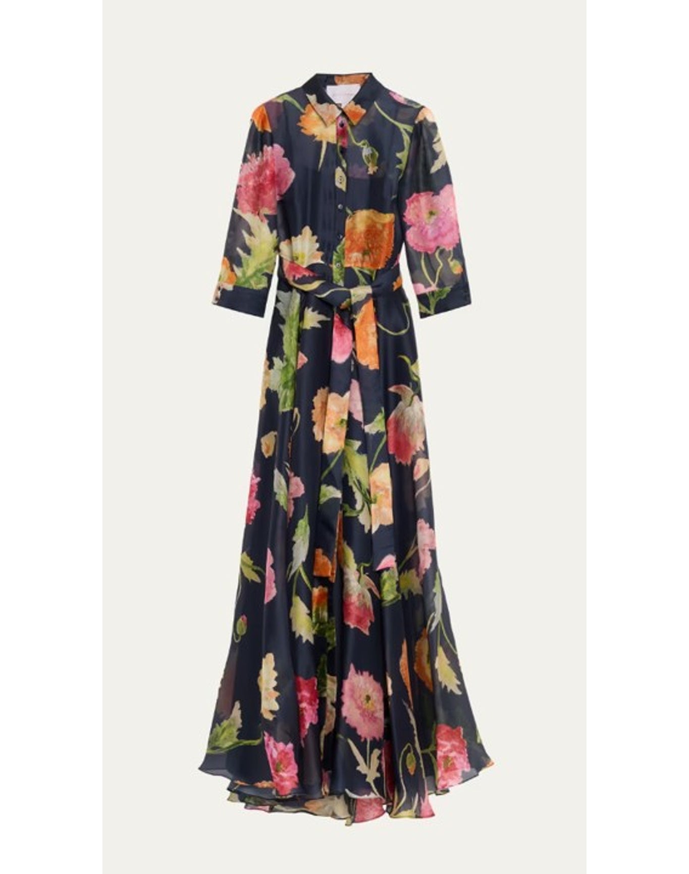 Trench Gown | Midnight Multi