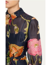 Trench Gown | Midnight Multi