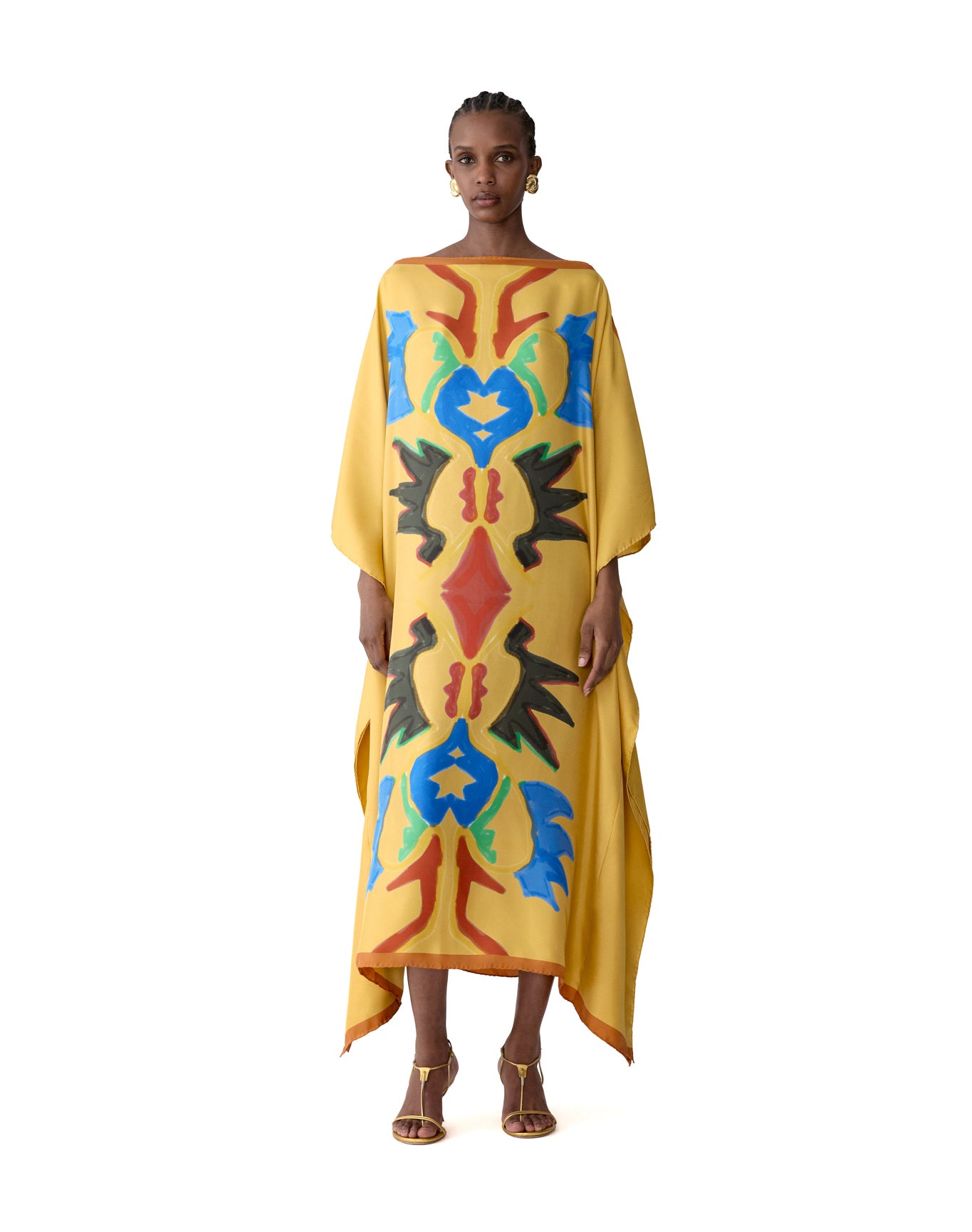Rianna Nina Printed Caftan | Daffodil Multi