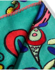 Rianna Nina Printed Scarf 115 x 180 cm | Turquoisemult