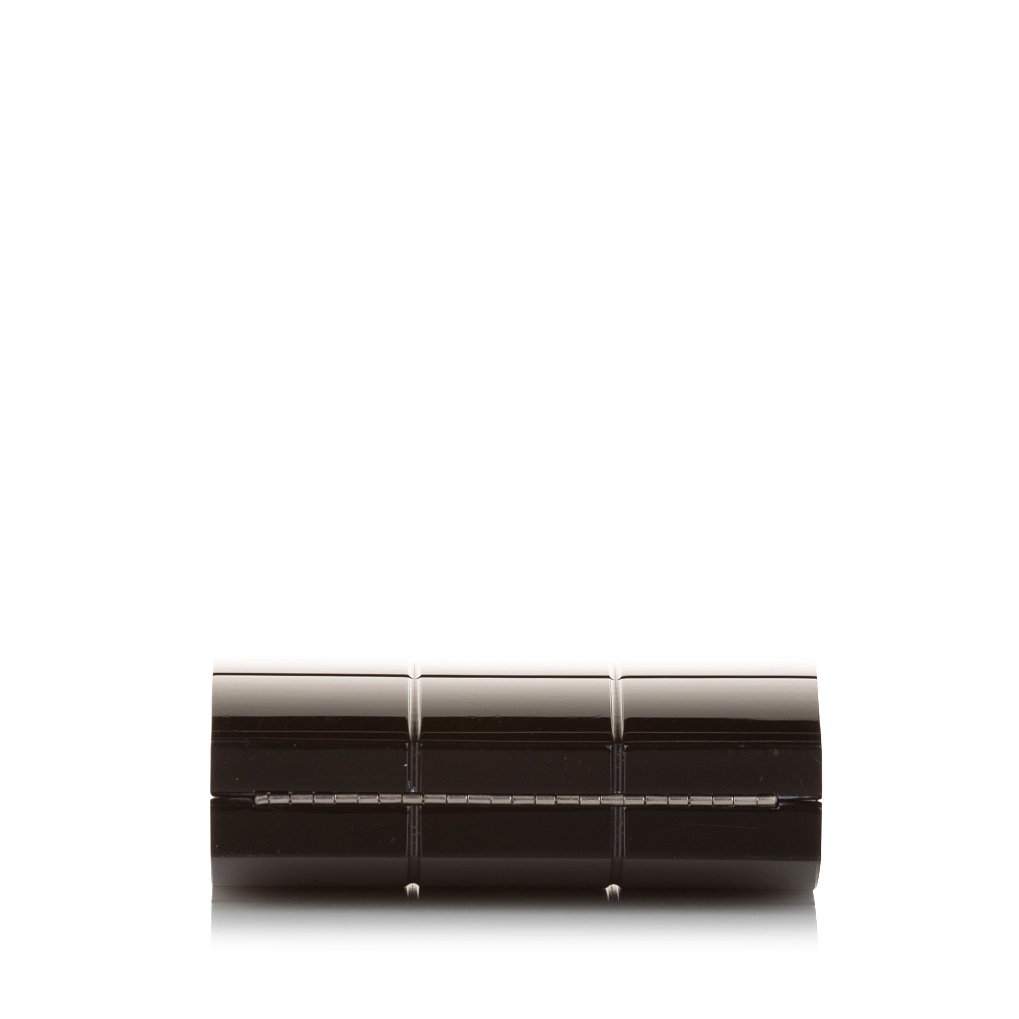 Chanel | Pre-Owned Choco Bar Lucite Perspex Clutch | Black