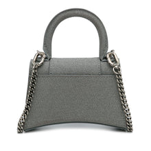 Balenciaga | Pre-Owned Mini Glitter Hourglass Satchel | Gray