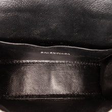 Balenciaga | Pre-Owned Mini Glitter Hourglass Satchel | Gray