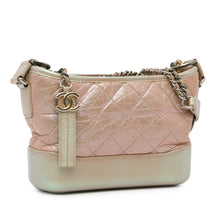 Chanel | Pre-Owned Small Iridescent Gabrielle Crossbody | Pink/Light Pink