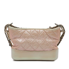Chanel | Pre-Owned Small Iridescent Gabrielle Crossbody | Pink/Light Pink