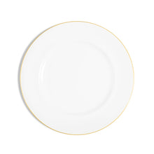 Rimmed Side Plate (Set of 2) | Bone China | White | Gold | Line Collection