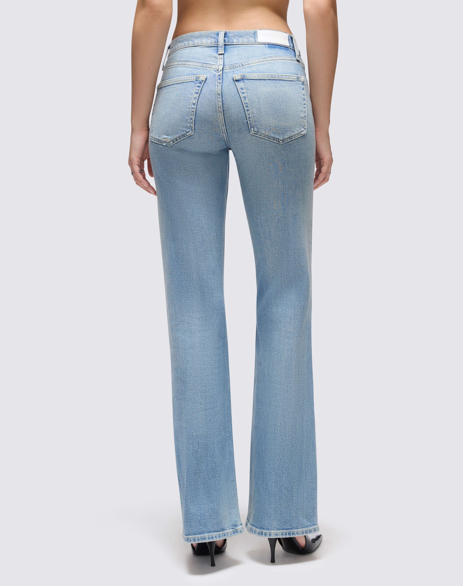 Womens | Comfort Stretch 70s Mid Rise Bootcut | Opal Indigo