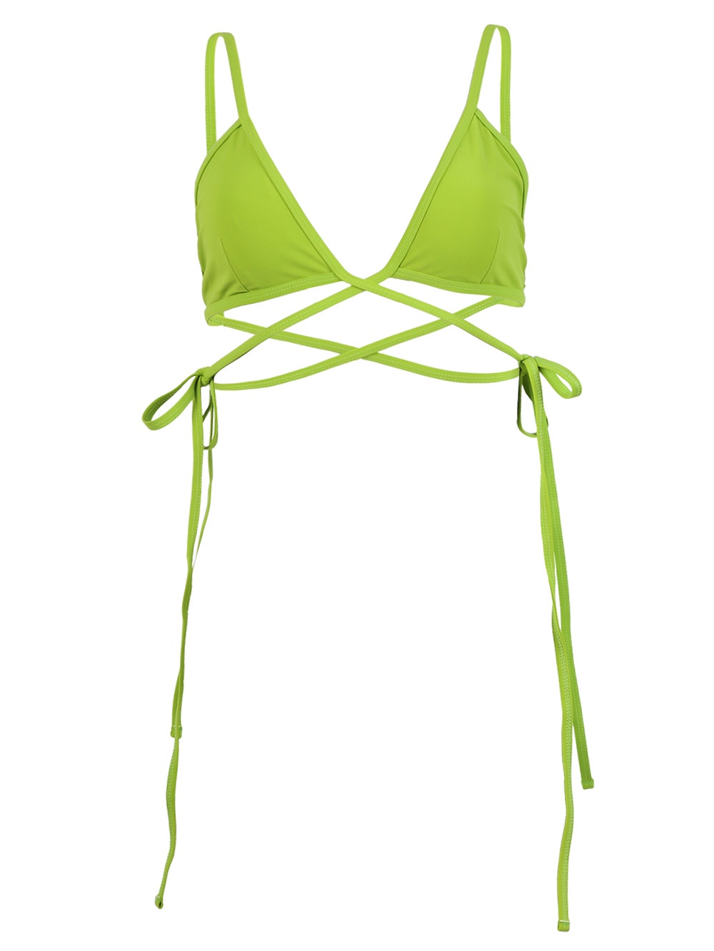 Women | Christopher Esber | Looped Tie Bikini Top | Apple