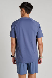 Rhone | Reign Short Sleeve | Shale Blue