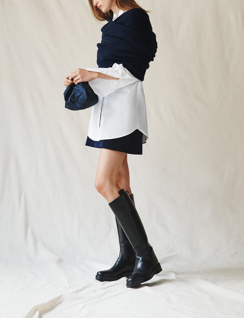 Womens | The Mini Skirt | Navy