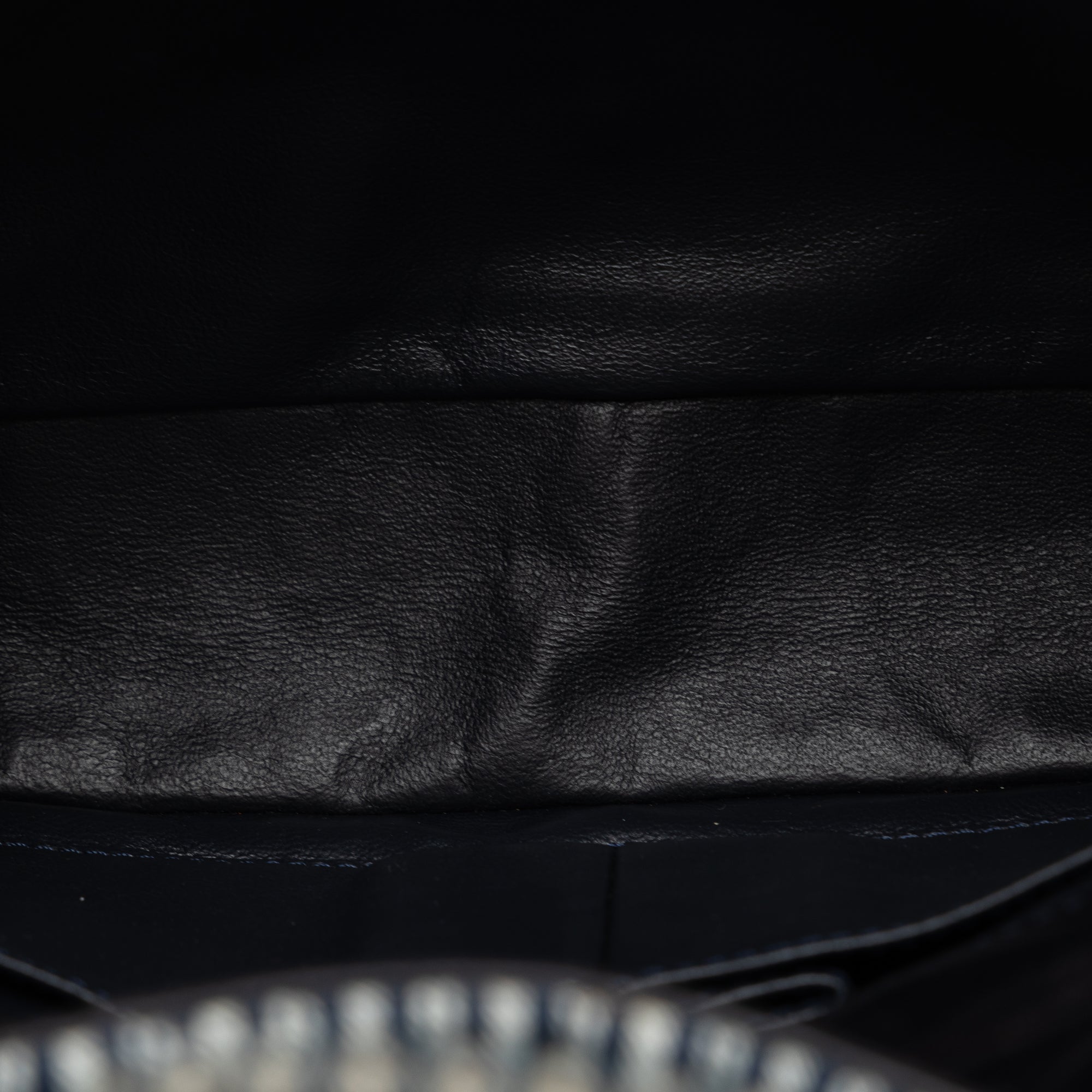 Chanel | Pre-Owned Medium Cotton Striped Double Flap | Blue