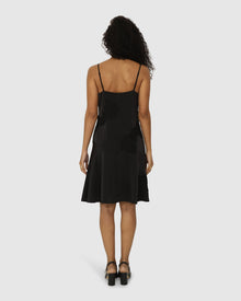 Women | Real Love Slip Dress | Black