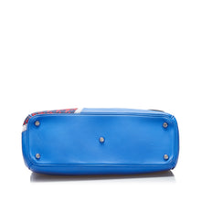 Dior Pre-Owned Medium Embroidered Diorissimo Satchel | Women | Blue