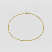 The Rope Anklet | Gold-Plated