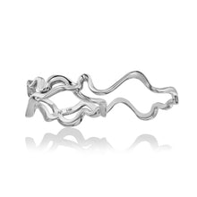Double Finger Ripple Ring