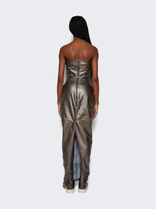 Rick Owens | Bustier Gown Gun Metal | Grey