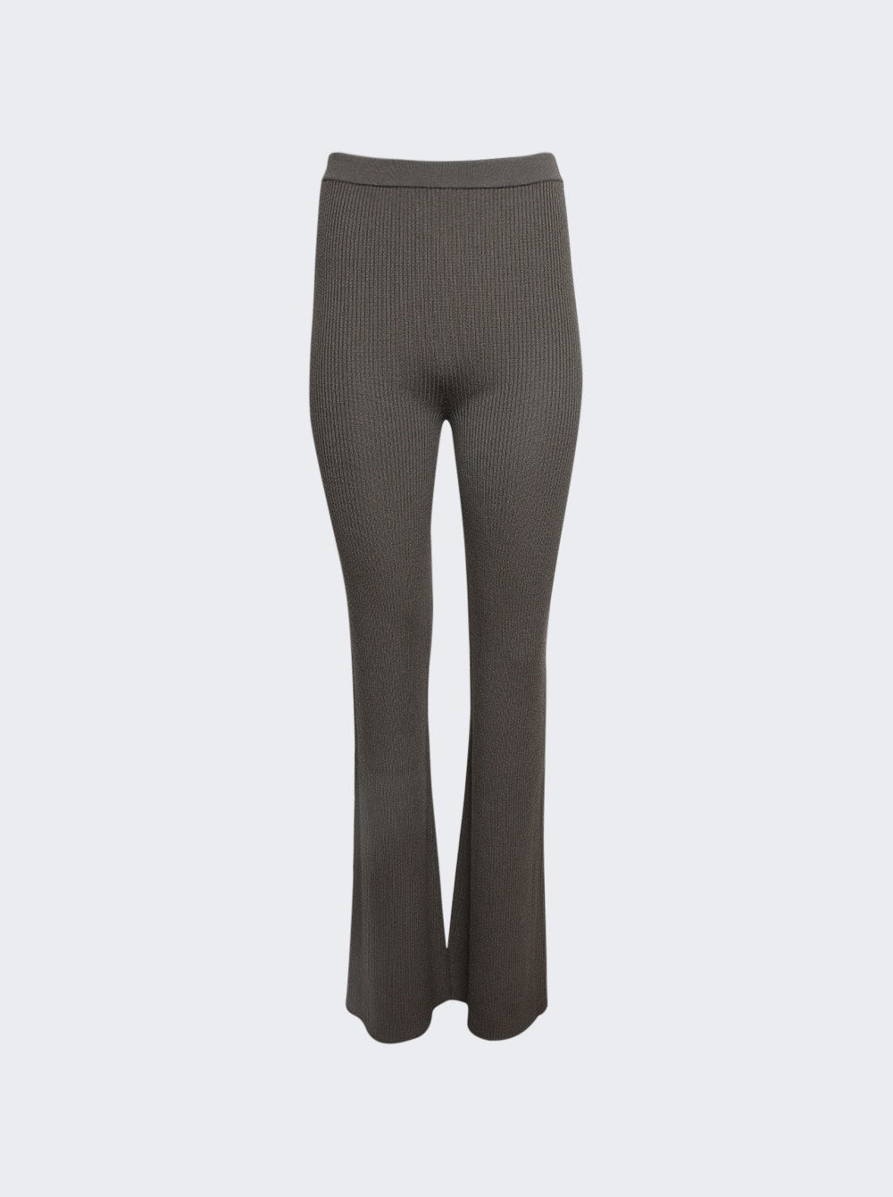 Women | Rick Owens | Knit White Leg Pants | Dust