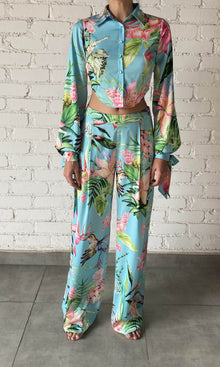 Womens | Loiss Polyester Satin Top | Mint
