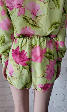 Womens | Ren Polyester Crepe Shorts | Green