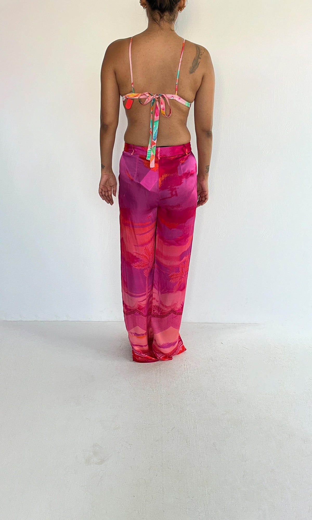 Womens | Rue Viscose Bandeau | Pink Multi