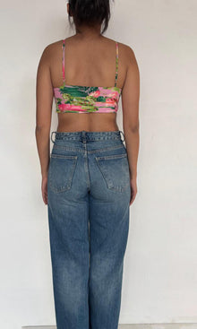 Womens | Rue Viscose Chiffon Bandeau | Pink Multi