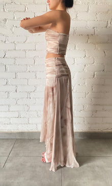 Womens | Ryan Polyester Chiffon Top | Nude