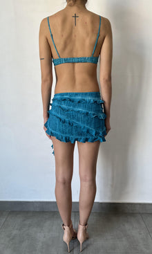 Womens | Vita Viscose Cotton Georgette Pareo | Blue