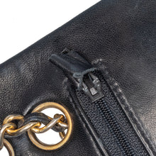 Chanel | Pre-Owned Small Classic Lambskin Double Flap - II | Black