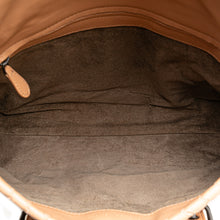 Bottega Veneta | Pre-Owned Intrecciato Flap Satchel | Brown/Nude