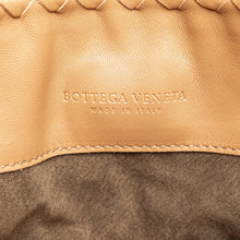 Bottega Veneta | Pre-Owned Intrecciato Flap Satchel | Brown/Nude