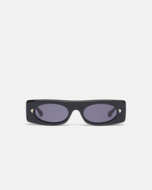 Ruthie Bio-Plastic Visor Sunglasses | Black