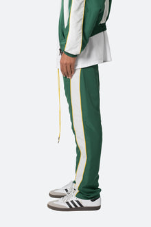 Race Track Pants | Green x White
