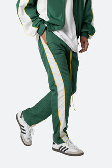 Race Track Pants | Green x White