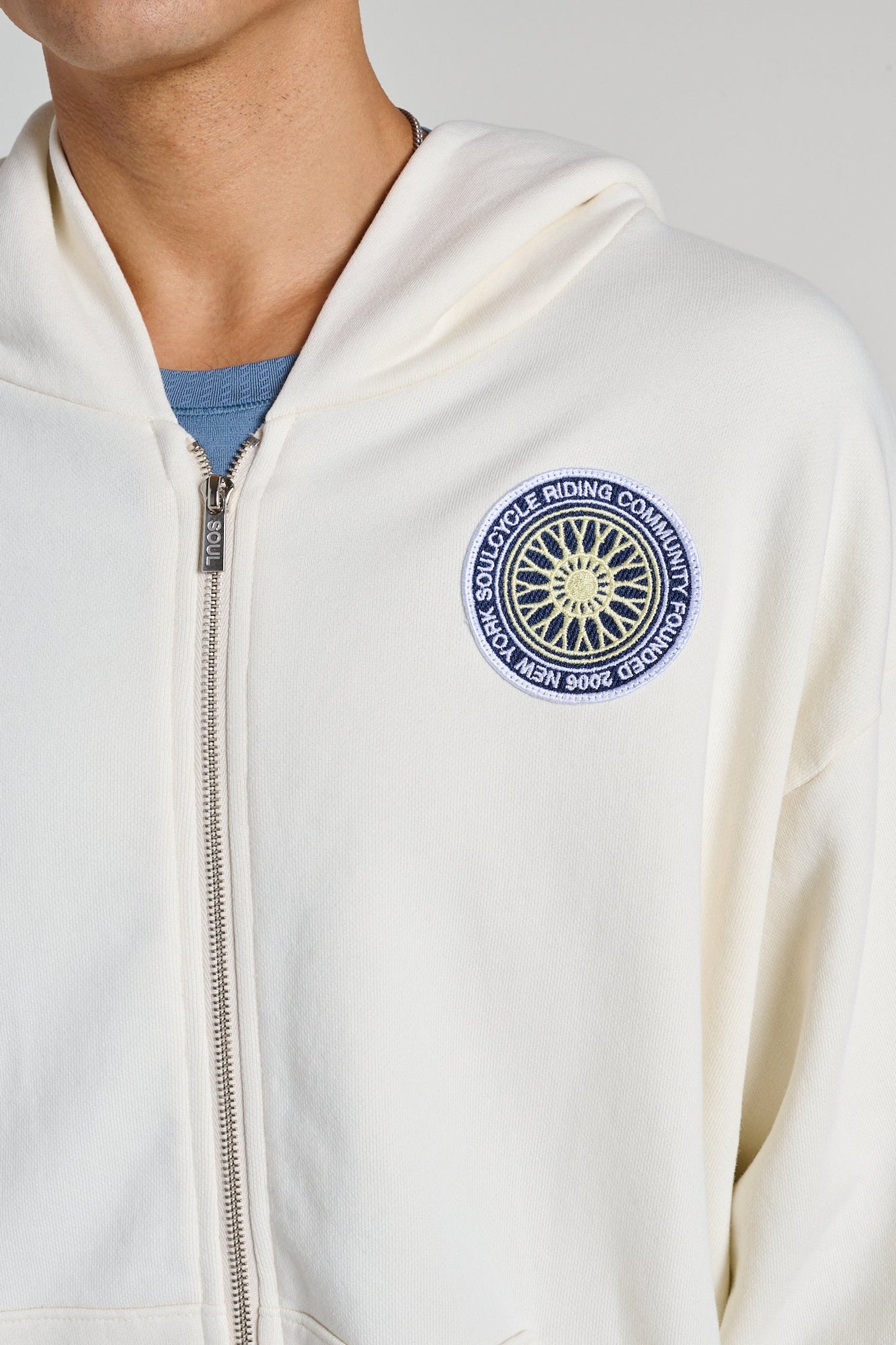 Soul by SoulCycle | Rae Zip Front Hoodie | Tofu