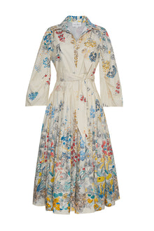 Raya Dress | Egret Phoenicia Fields