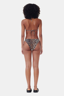 Recycled Printed Emblem Mini Briefs | Leopard