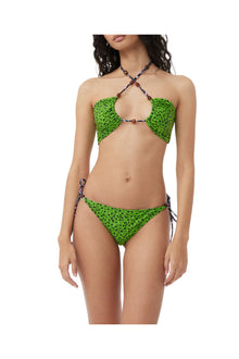 Recycled Printed Open Bandeau Bikini Top | Tender Shoots