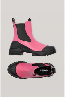 Recycled Rubber Boots | Shocking Pink