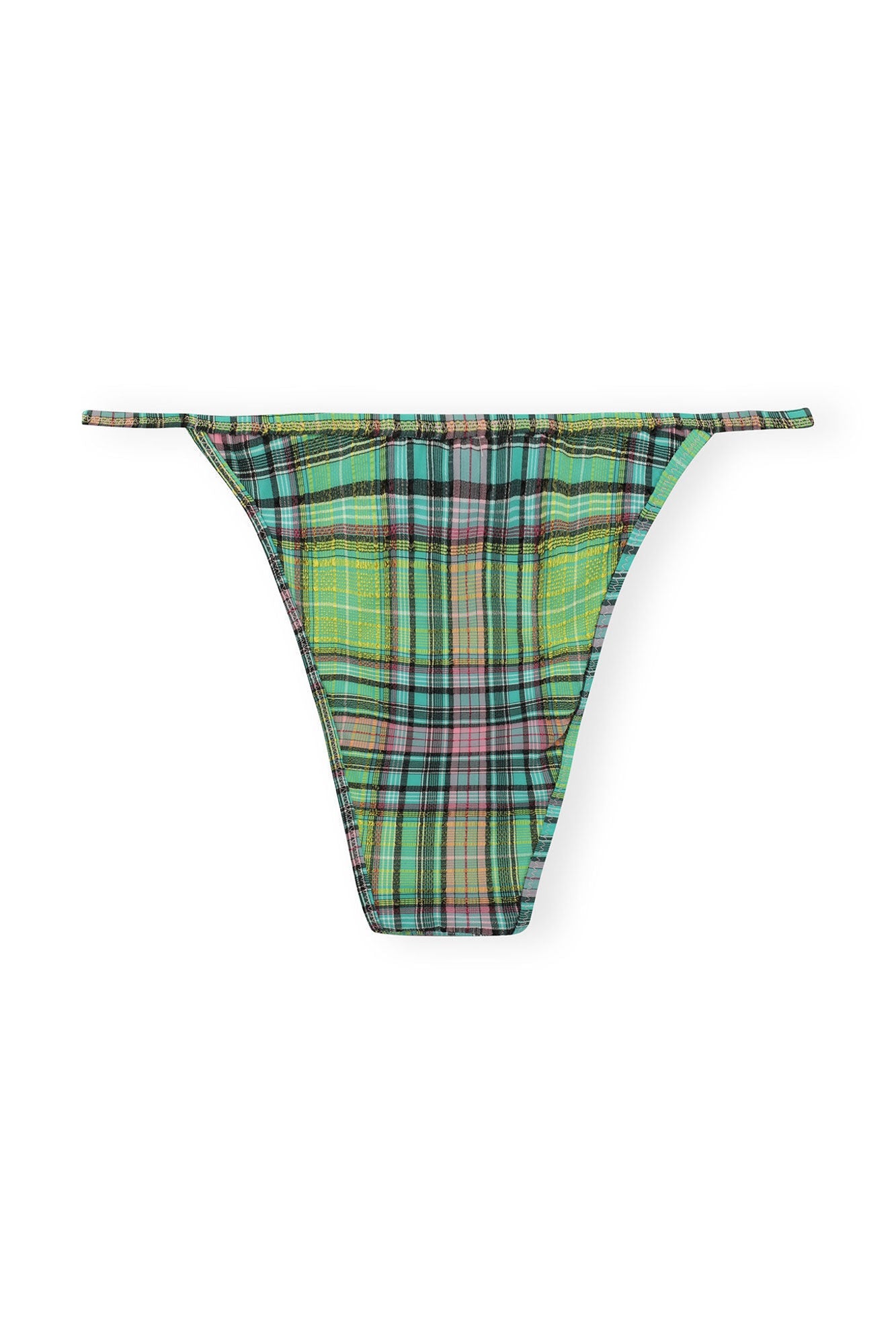 Recycled Seersucker Mini Briefs | Lagoon