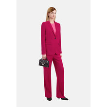 Red Wool Suit Jacket | Women | Cherry