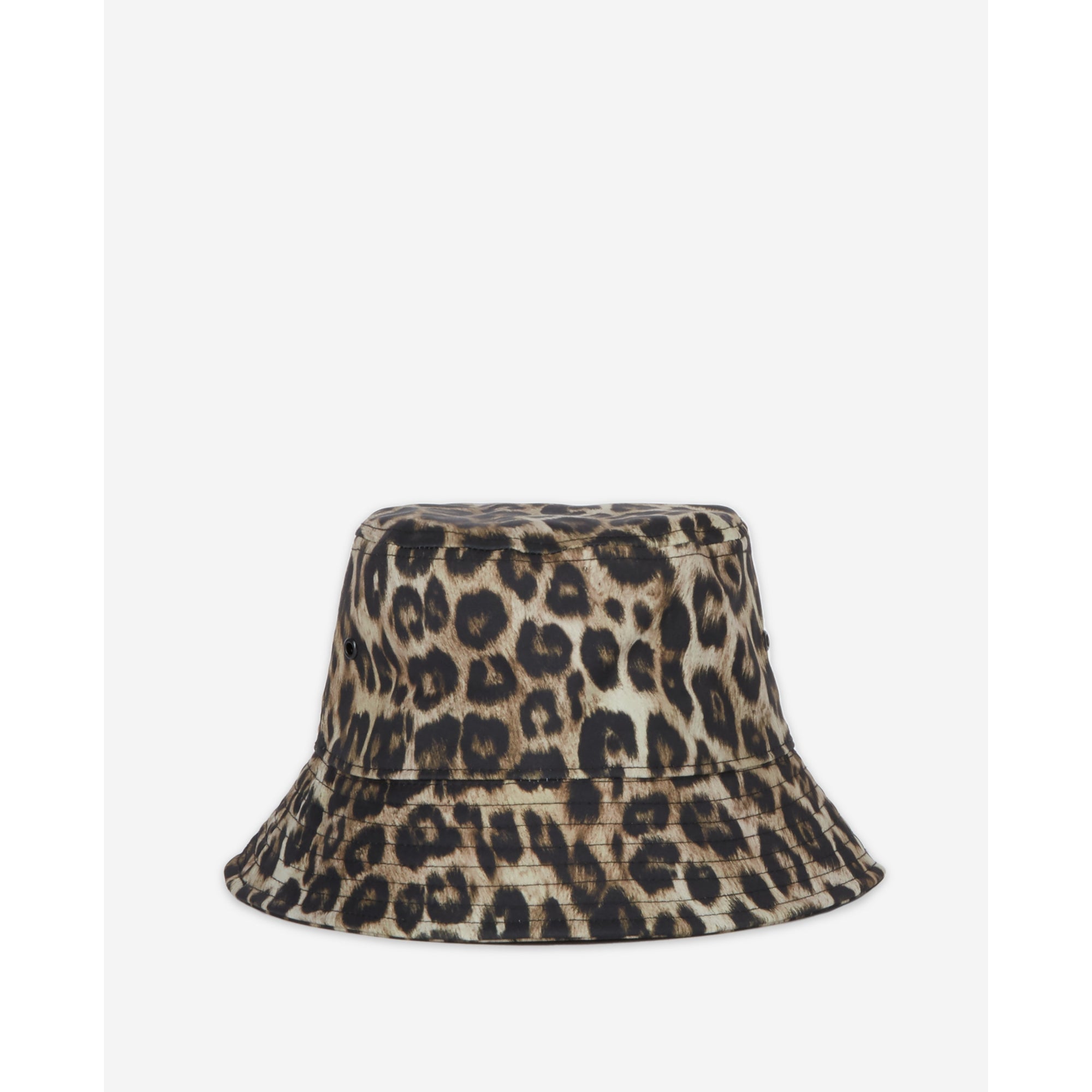 Reversible Bucket Hat With Lining | Women | Black x Leopard