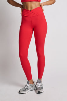Year of Ours | Ribbed Veronica Legging | Cherry