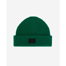 Ribbed Wool Beanie | Women | Green