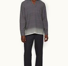 Ridley Floret Classic Collar Relaxed Fit Shirt | Night Iris/White
