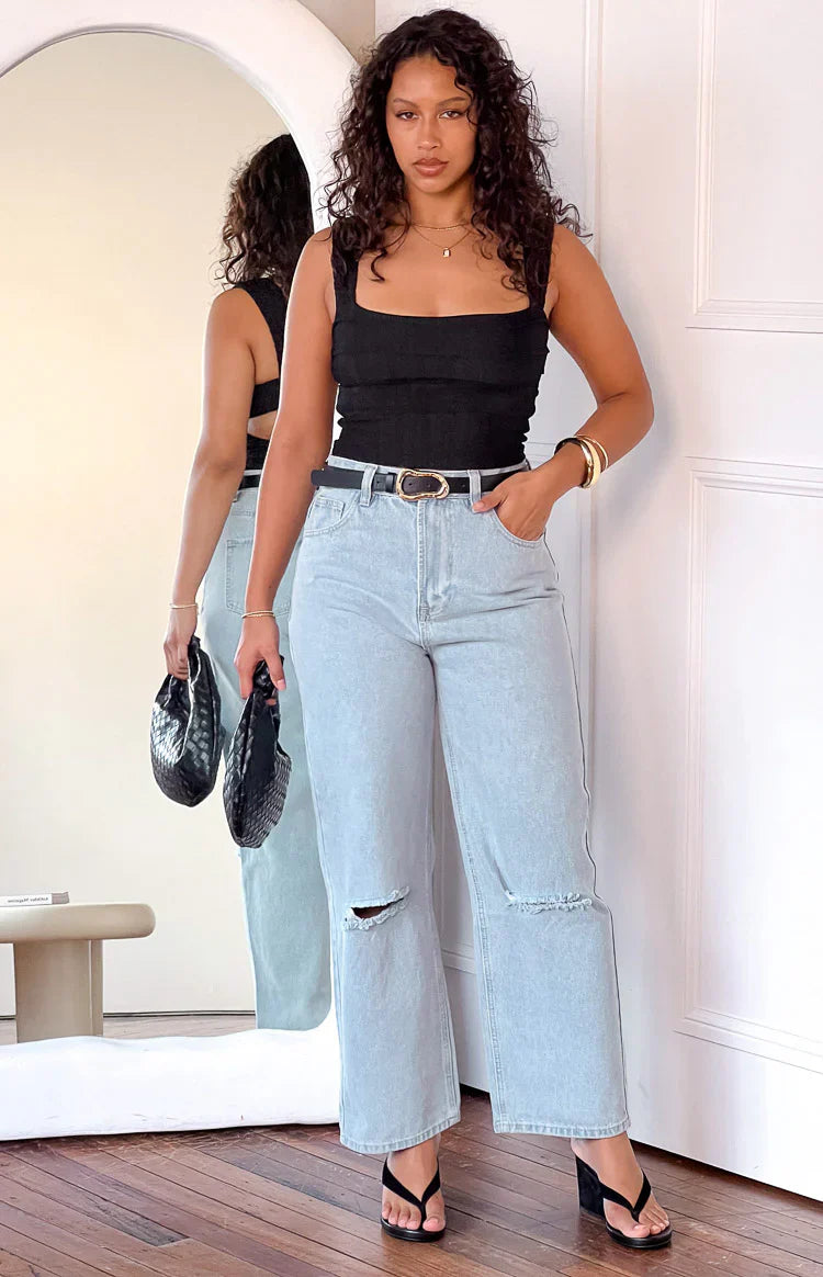Robin Wide Leg Jeans | Blue